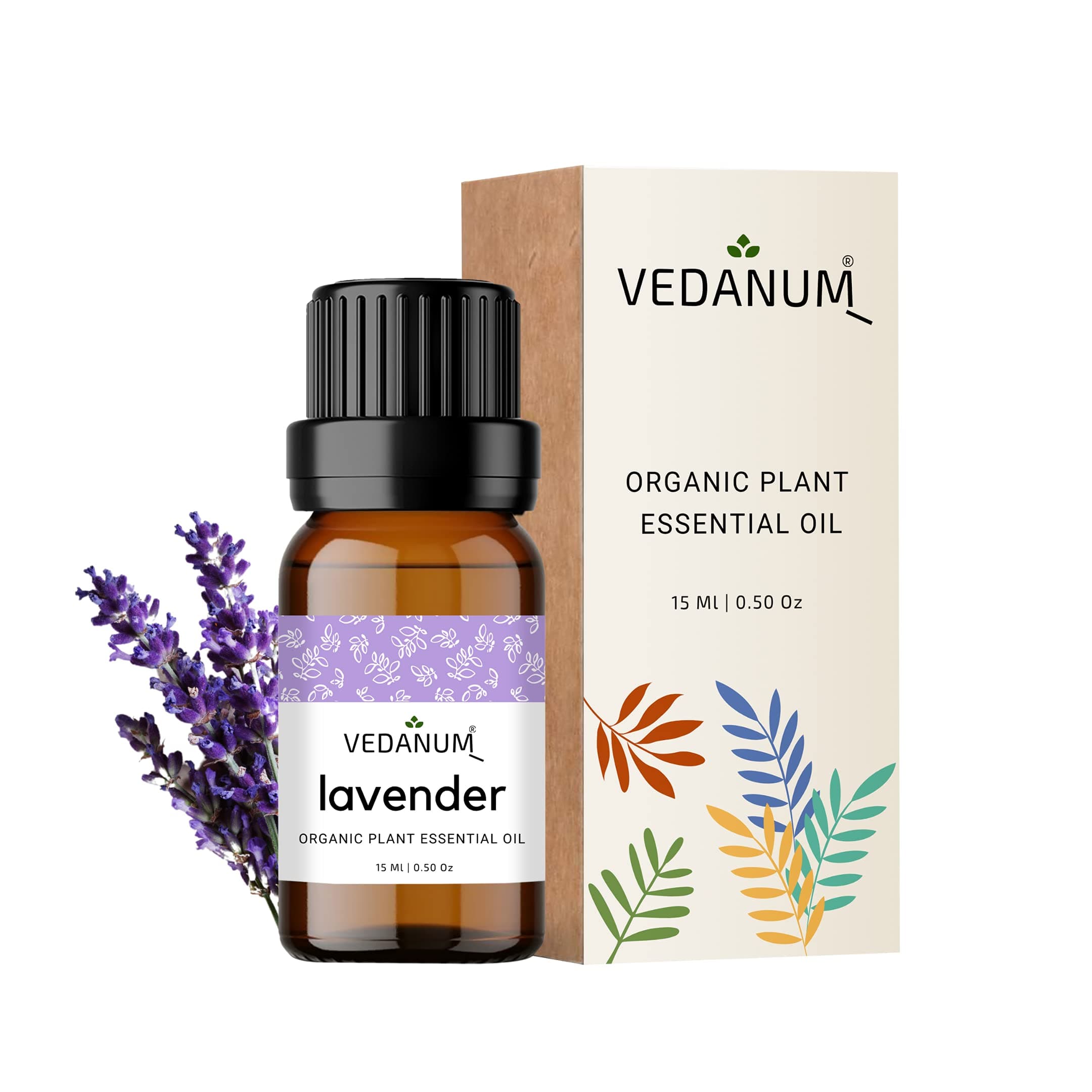 Premium Essential Oil for Aromatherapy, Oil Diffuser, Aroma Burner, Home D�cor Activities - 15 ML Organic Concentrate || (Natural Lavender)