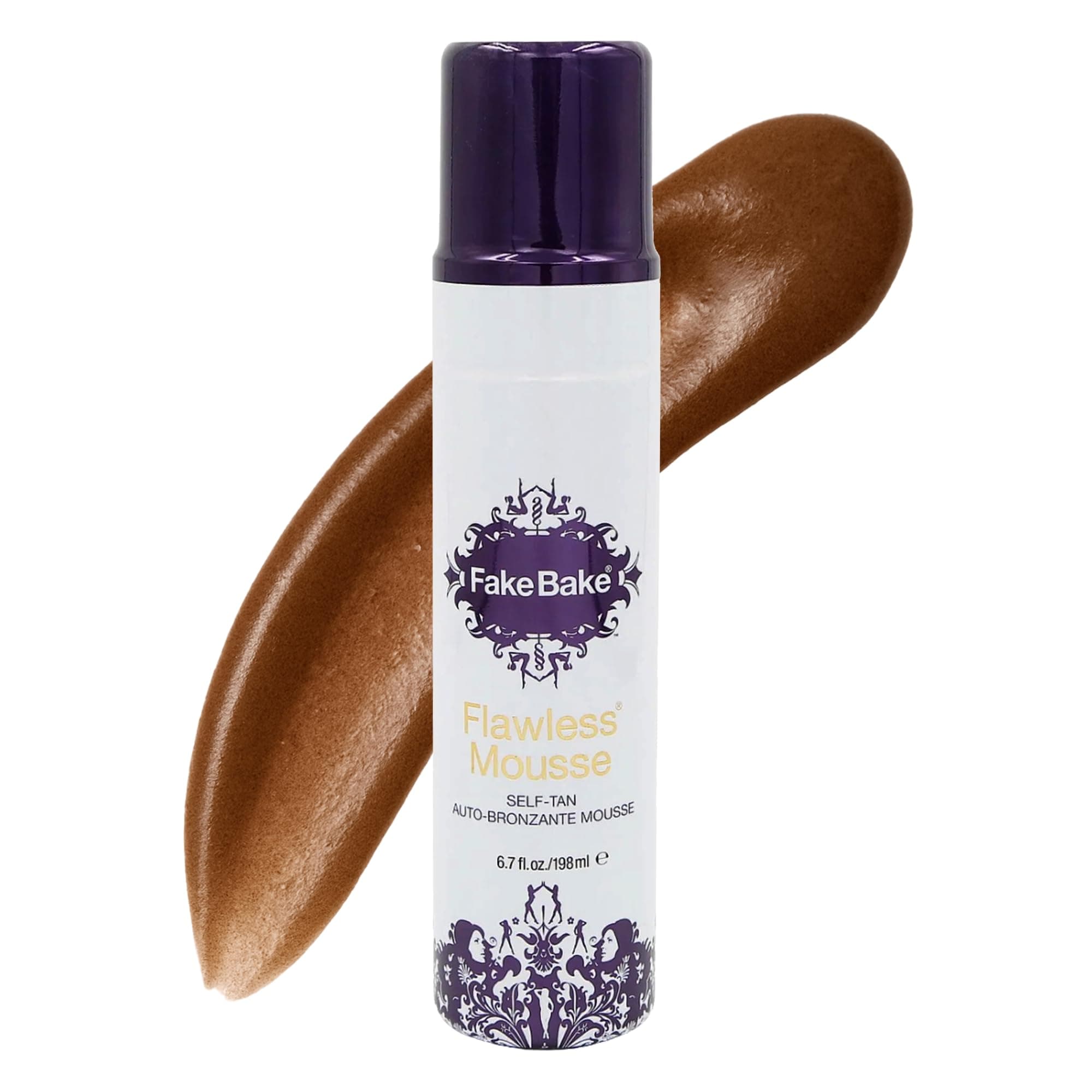 Flawless Mousse|Self-Tanning, Naturally Derived Sunless Bronzer|Instant Streak-Free Natural Looking Glow For All Skin Tones |Easy Application Professional Mitt Included|Paraben-Free|6.7 oz