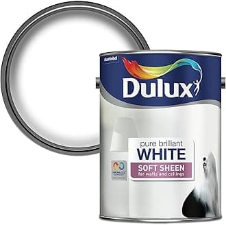Soft Sheen Emulsion Paint For Walls And Ceilings - Pure Brilliant White 5L