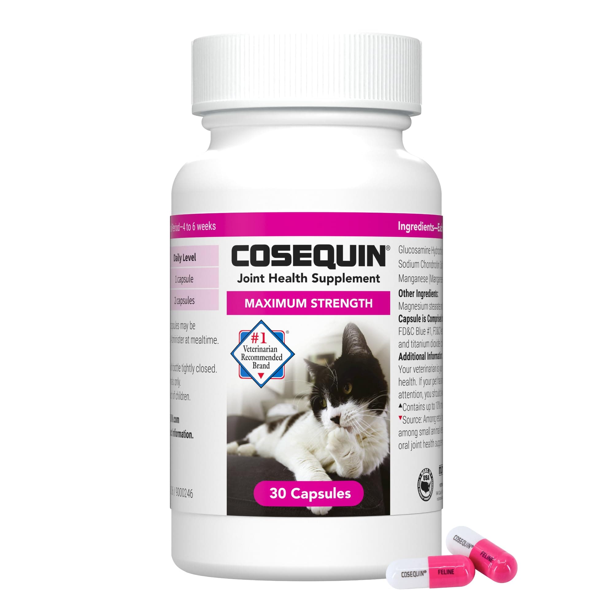 Nutramax Cosequin Sprinkle Capsules for Cats, 30 Count