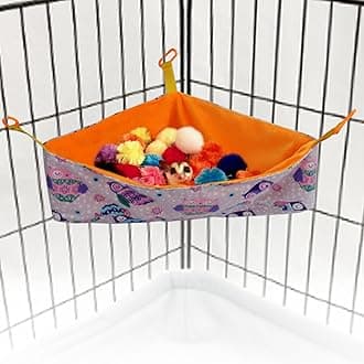 Sugar Glider Toy Box - Hanging Hammock for Cage, Accessories, Small Animal Dig Box
