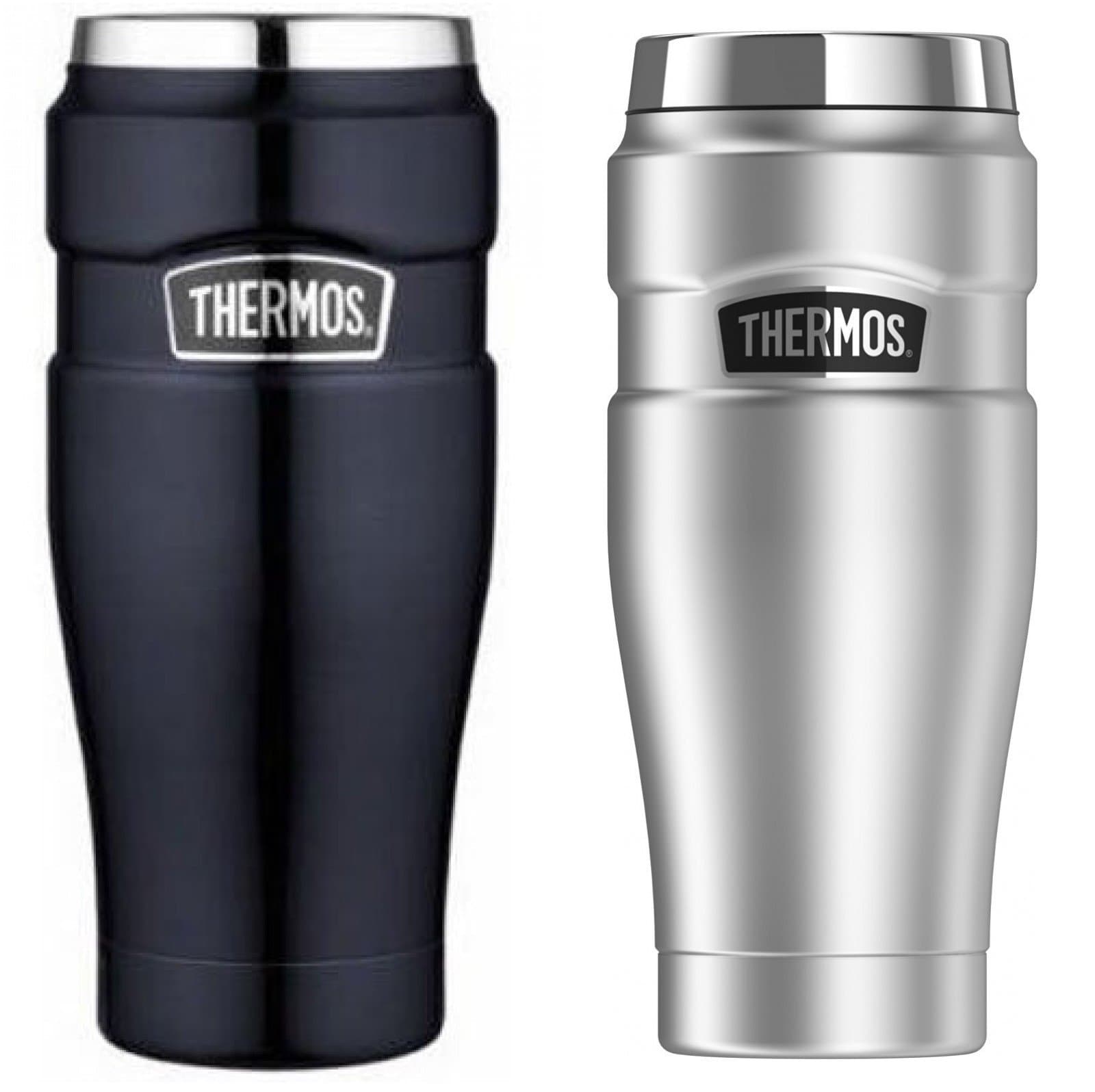 Genuine Thermos Brand Vacumm Insulate 2 Pack Stainless Stell Double Wall Travel Tumbler