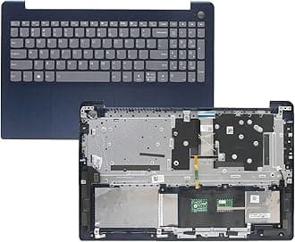 Replacement for Lenovo ideapad 3-15ITL6 3-15ALC6 Laptop Upper Top Cover Case Palmrest Backlit Keyboard Touchpad Assembly Part 5CB1B62097 Blue