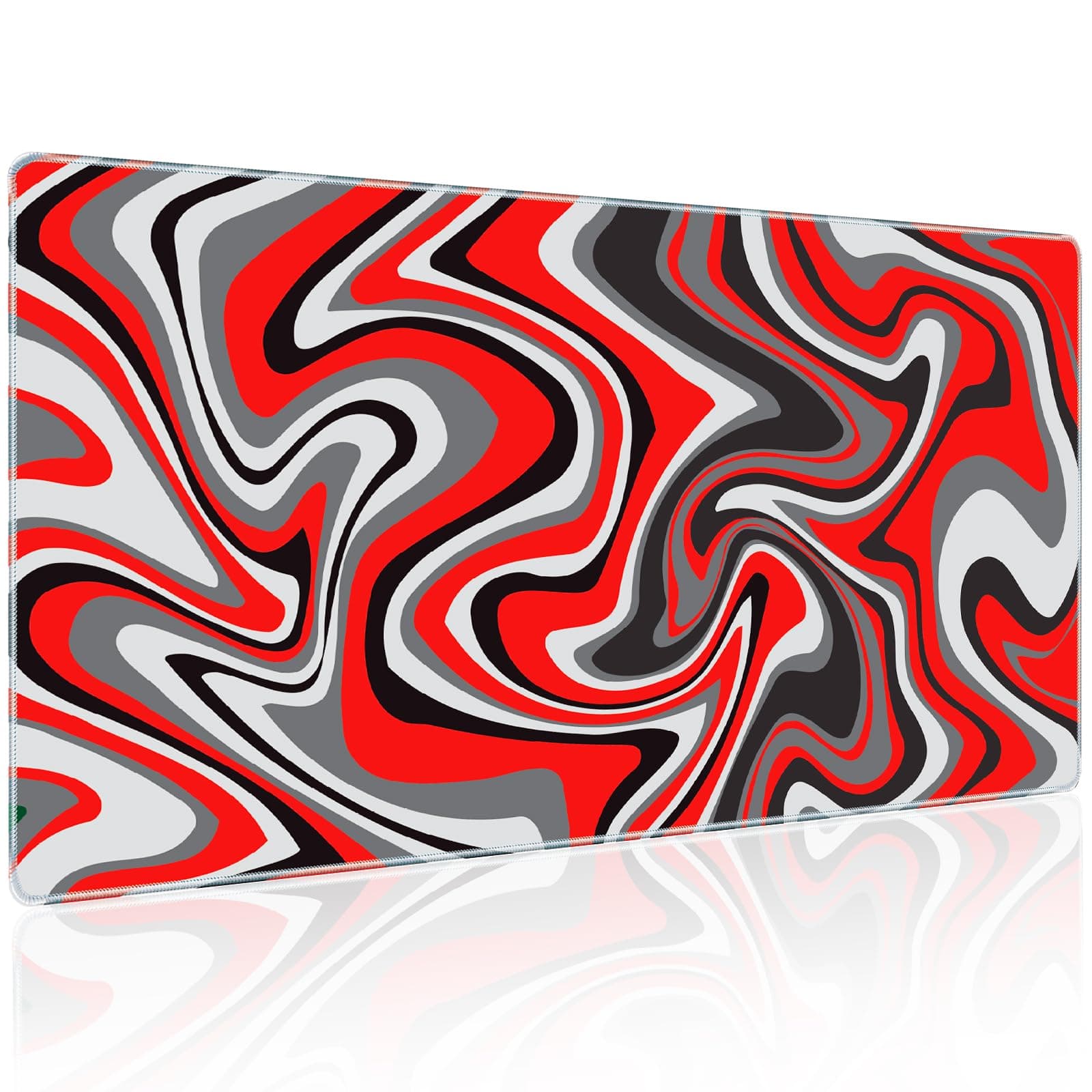 Fluid Pattern Large Gaming Mouse Pad, 31.5x11.8in Extra Large Mousepad Laptop Computer Keyboard Mousepad, Professional Big Mouse Pad, Mouse Pads for Office, Home, Gaming Mousepad XXL