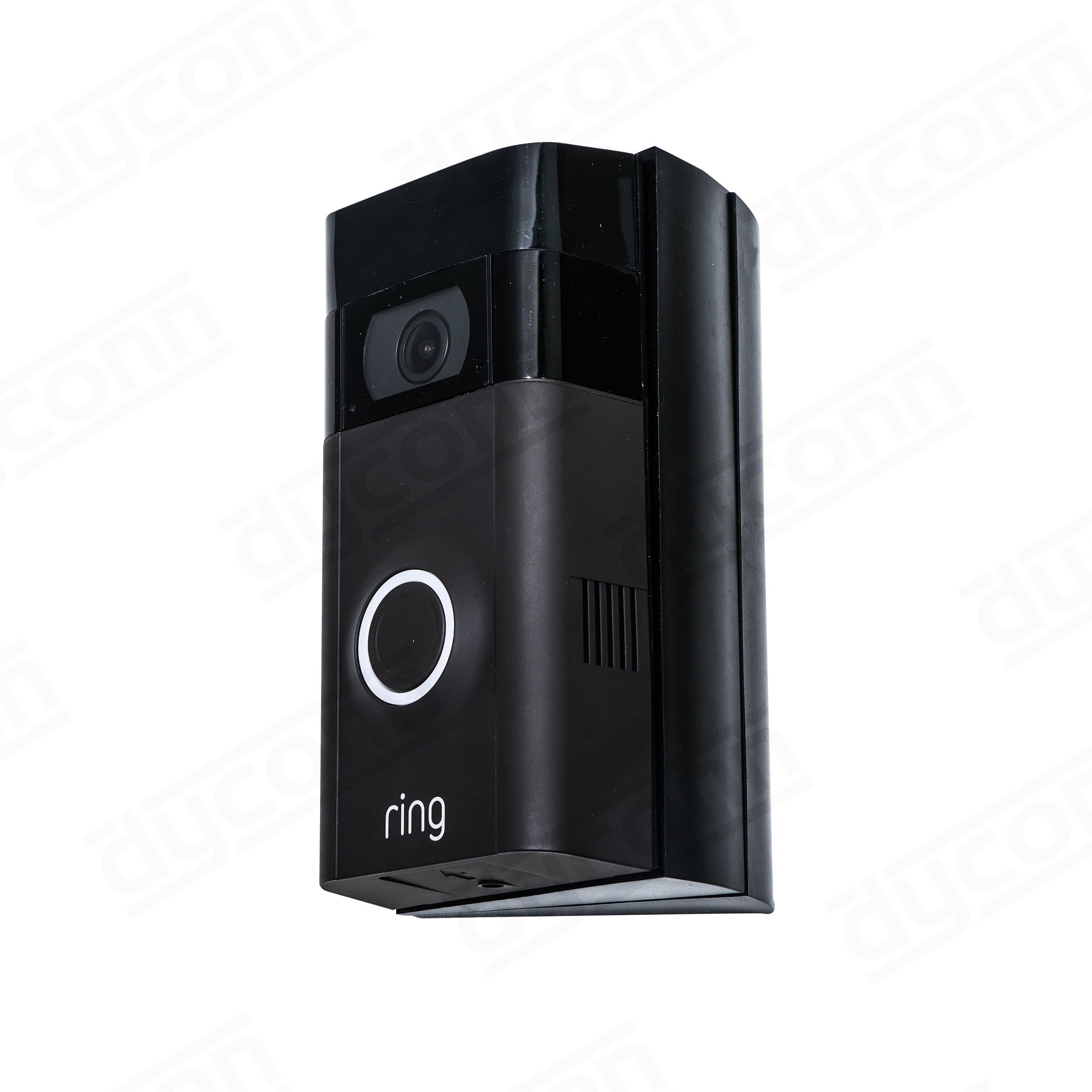 DoorBell Angle Adjustment Adapter/Bracket for The Ring Video Doorbell 2 (Doorbell Not Included) (for Ring Doorbell 2 only) (Black)