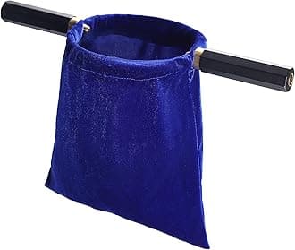 Church Tithe Offering Bags with Wooden Handles,Offering Baskets for Church with Handles for Churches Communion Supplies,Collection Baskets for Churches Offerings Accessories