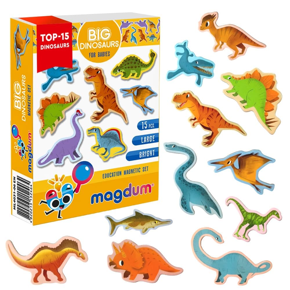 15 Fridge Magnets for Kids - Dinosaurs