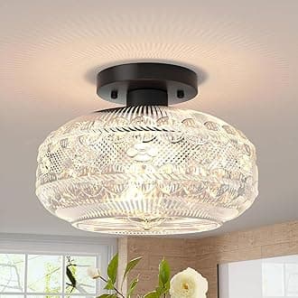 11" Black Ceiling Light