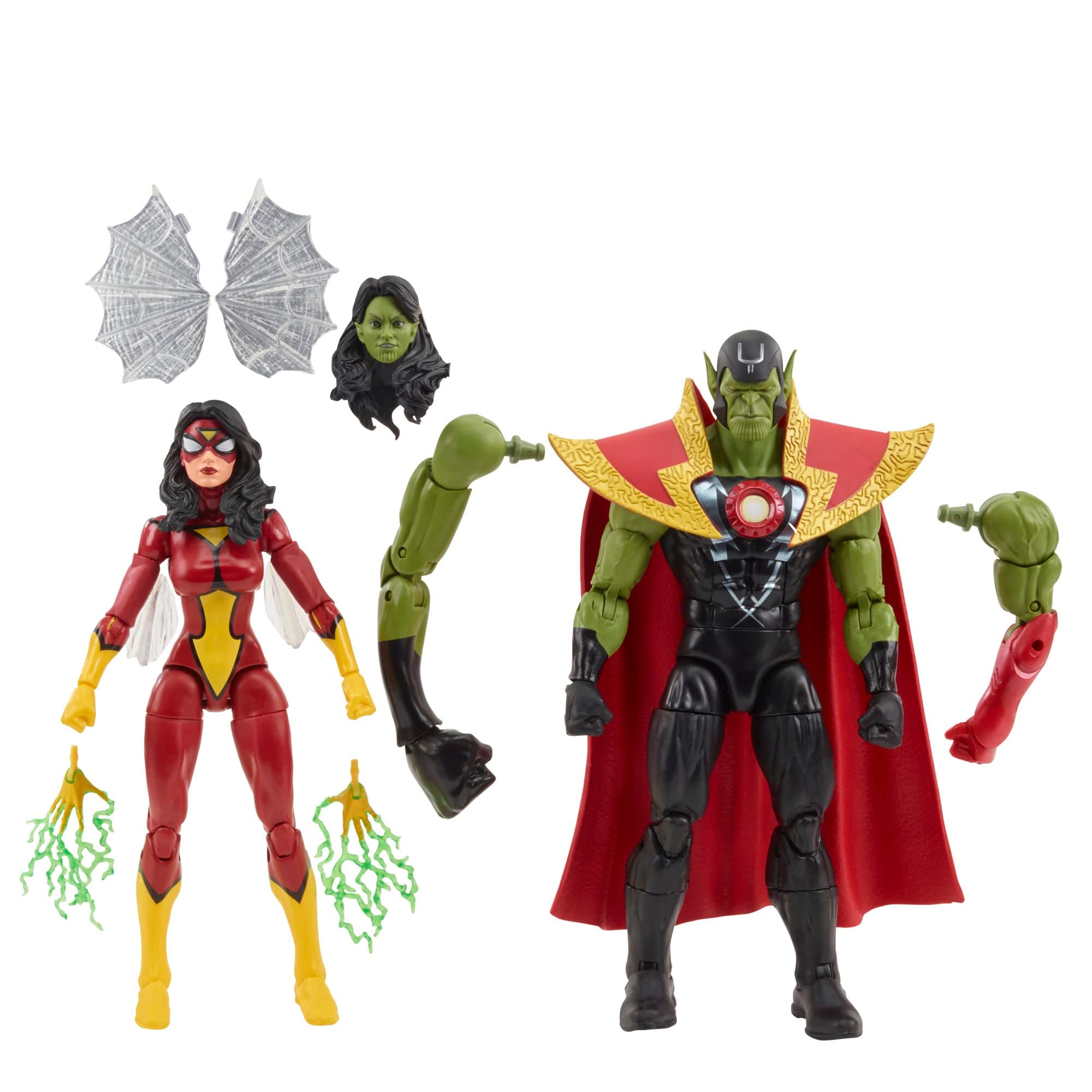 Marvel Avengers Legends Skrull Queen Super-Skrull Figures