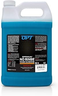 Optimum No Rinse Wash and Shine Version 6 - ONR Rinseless Car Wash Soap for Auto Detailing, Use On Paint, Ceramic Coatings, Glass, Interior (1 Gallon)