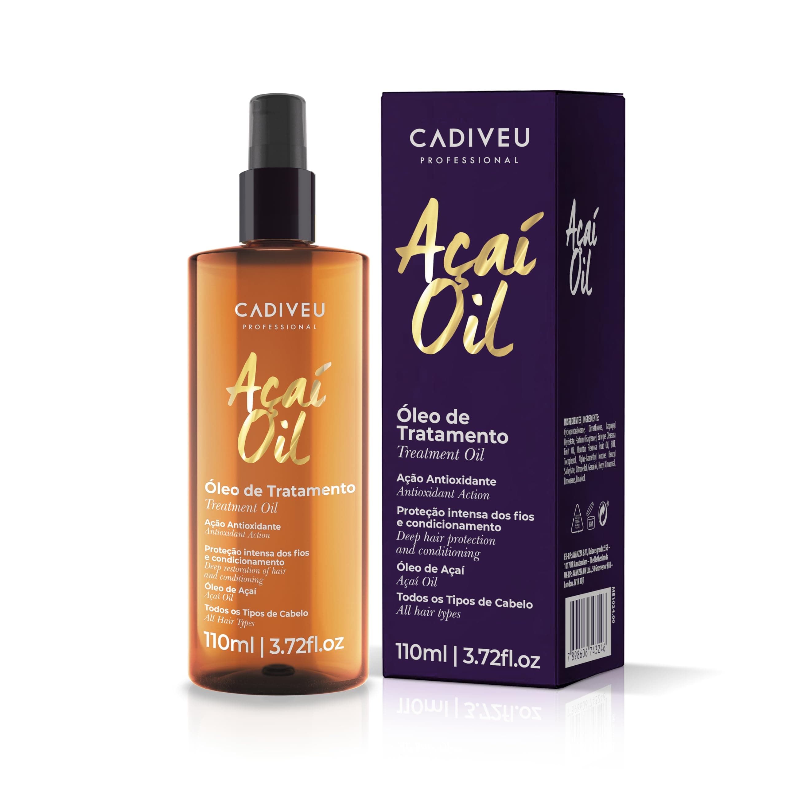 Cadiveu Professional - Acai Oil - 3.72oz / 110ml