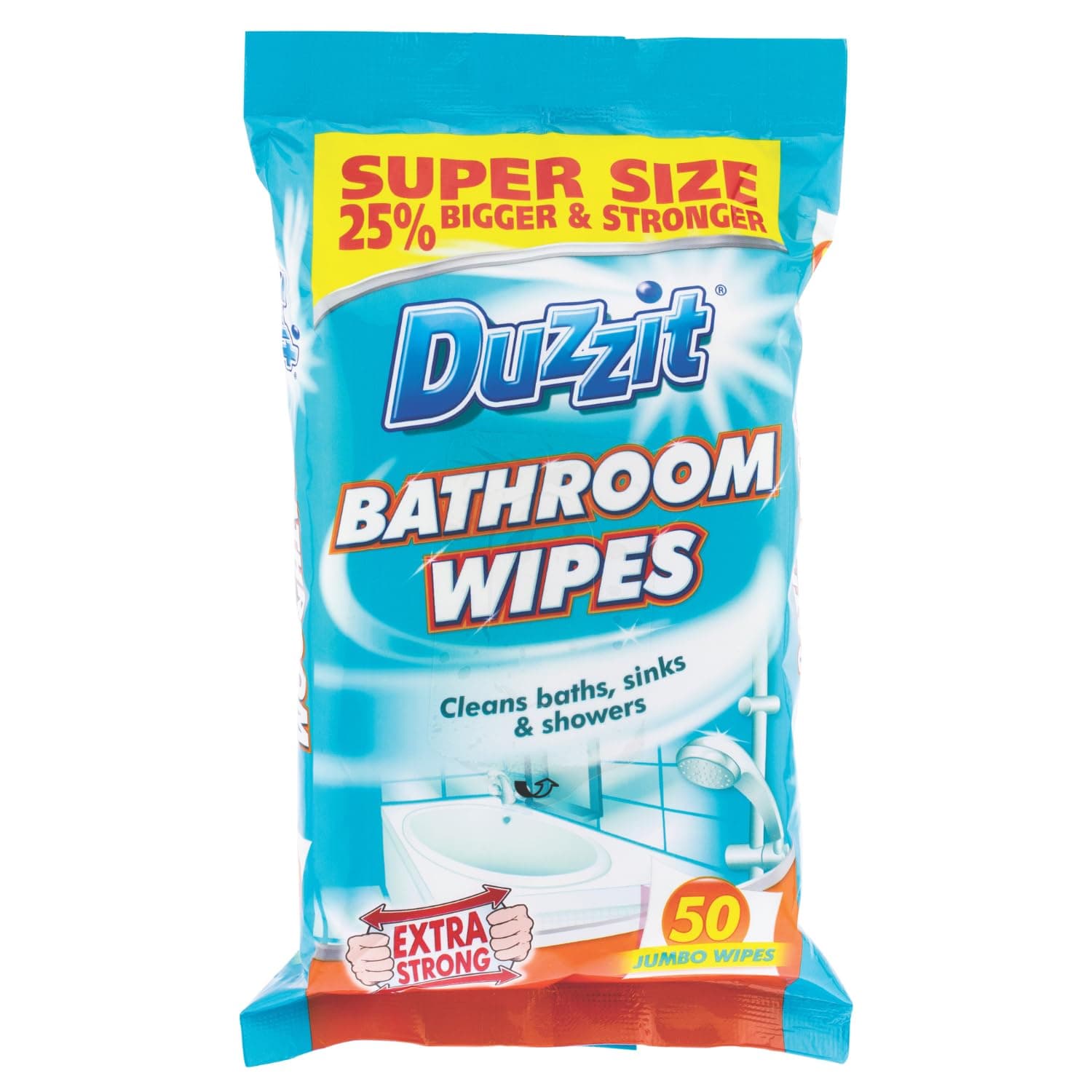 Bathroom Wipes-Pack Of 50, Blue