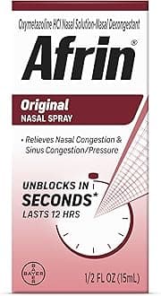 Afrin Original Nasal Spray (Old Version), 0.5 fl Oz