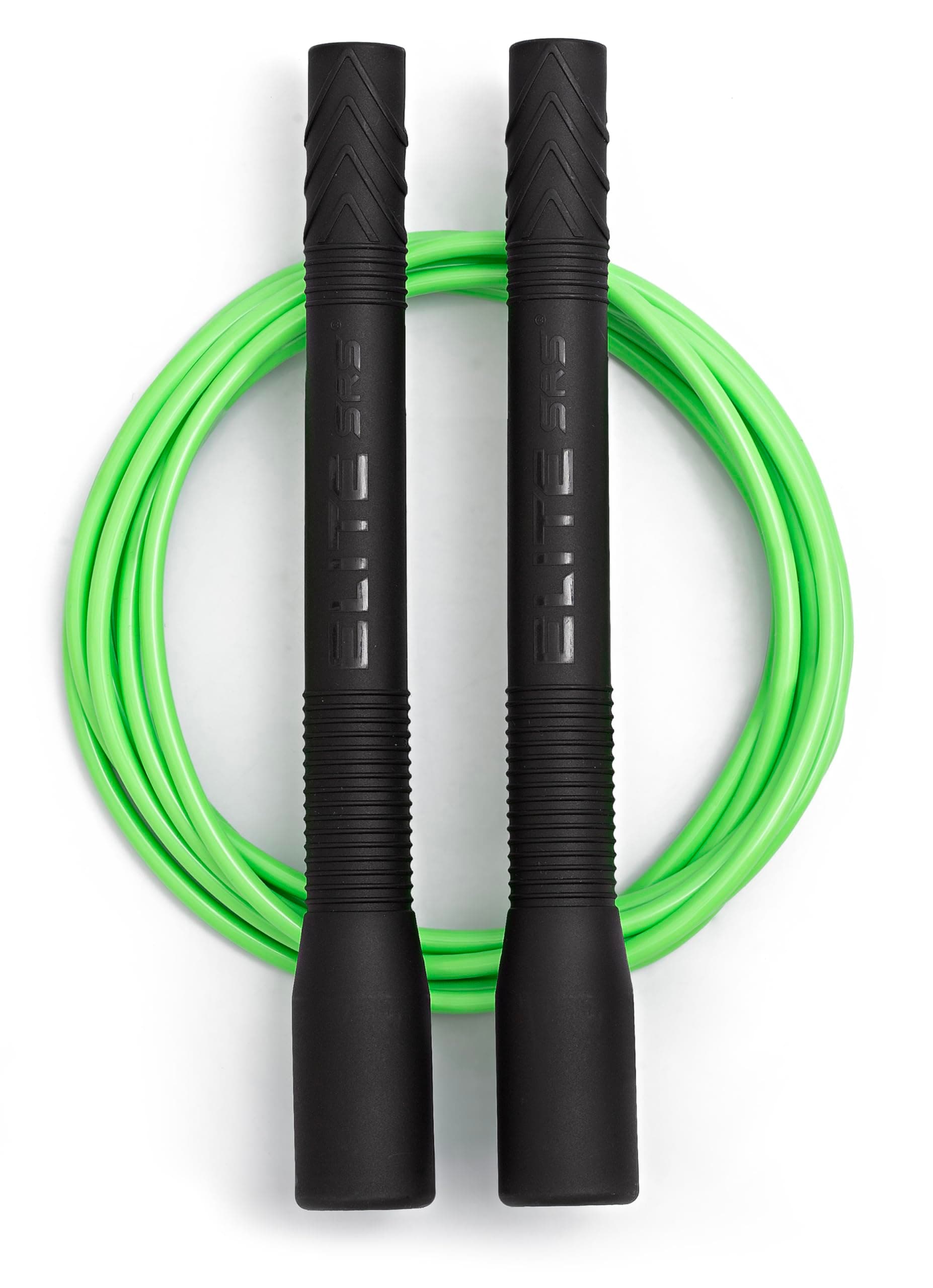 Elite Jumps Beginner Jump Rope with Long Handles, Comfortable Foam Grip, Forgiving Pvc Cord for Fitness, Cardio Training