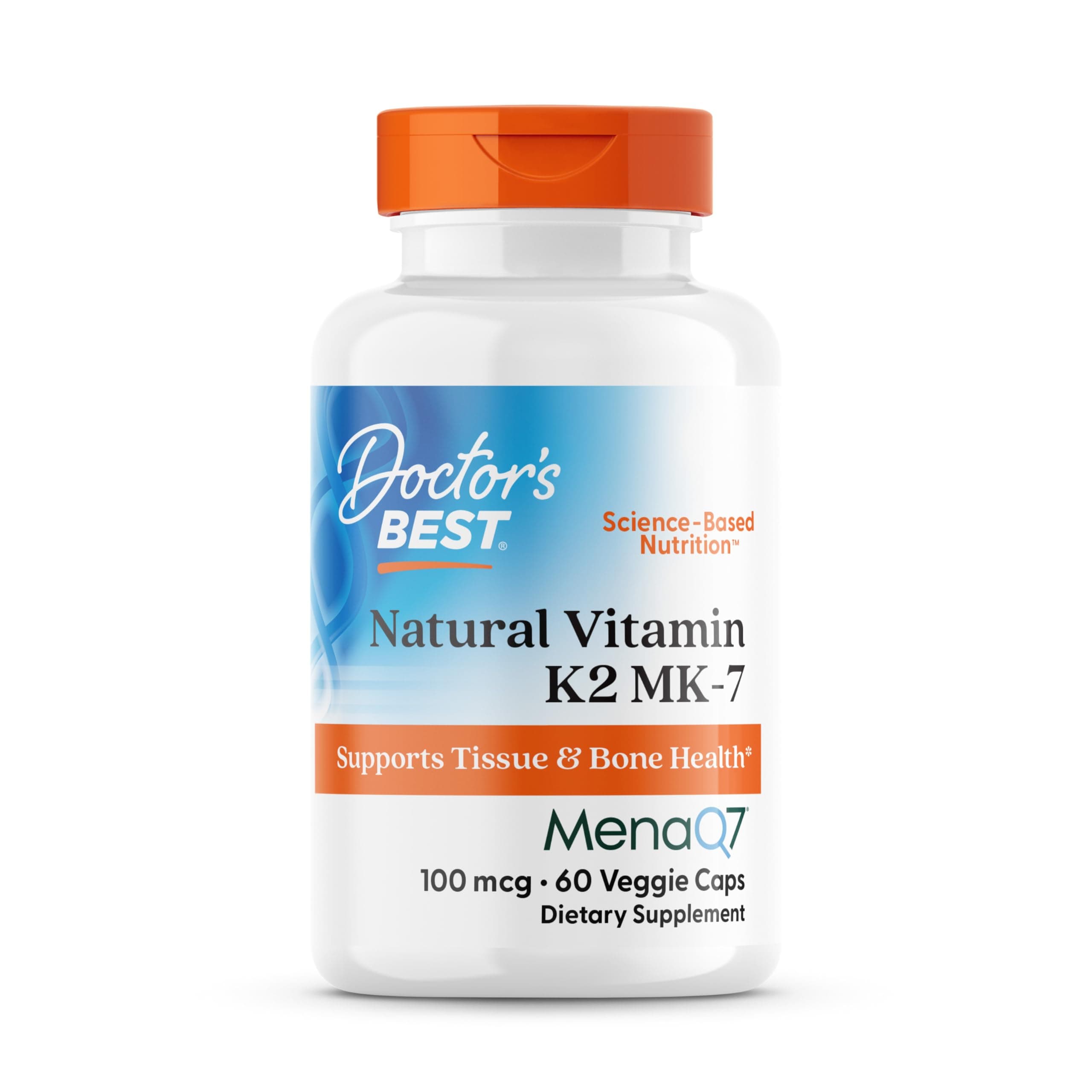 MK-7 Vitamin K2 (Mena Q7), 100 mcg, 60 Tablets (Direct Shipping from overseas)