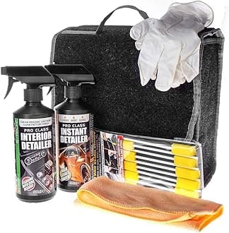 MP Essentials E-Tech 6pce Car Interior & Exterior Detailing Wash Cleaning Valet Kit - GREAT GIFT IDEA FOR HIM & HER