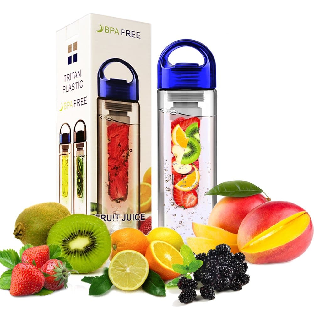 Buy 3 get the 3rd Free**Premium Fruit Infusion Bottle(Ennyo) -24 Oz- **Replace Soda with your own Delicious creations of fruit infused water and juices