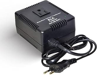 ELC 200-Watt Voltage Converter - Step Down - 220v to 110v / 240v to 120v Travel Power Converter - for Hair Straightener, Hair Dryer, Laptops and Chargers, CE Certified [3-Years Warranty]