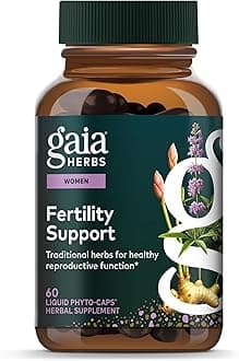 Gaia Herbs Fertility Support - Supplement with Hormone Balance Support for Women with Traditionally Used Chaste Tree* - 60 Vegan Liquid Phyto-Caps (30 Servings)