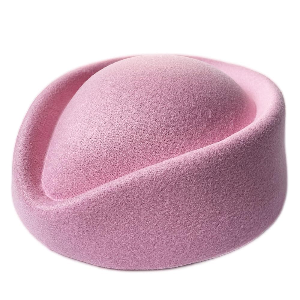 Wool Cap Stewardess Pillbox Hat Teardrop Fascinator Base Sweet Design