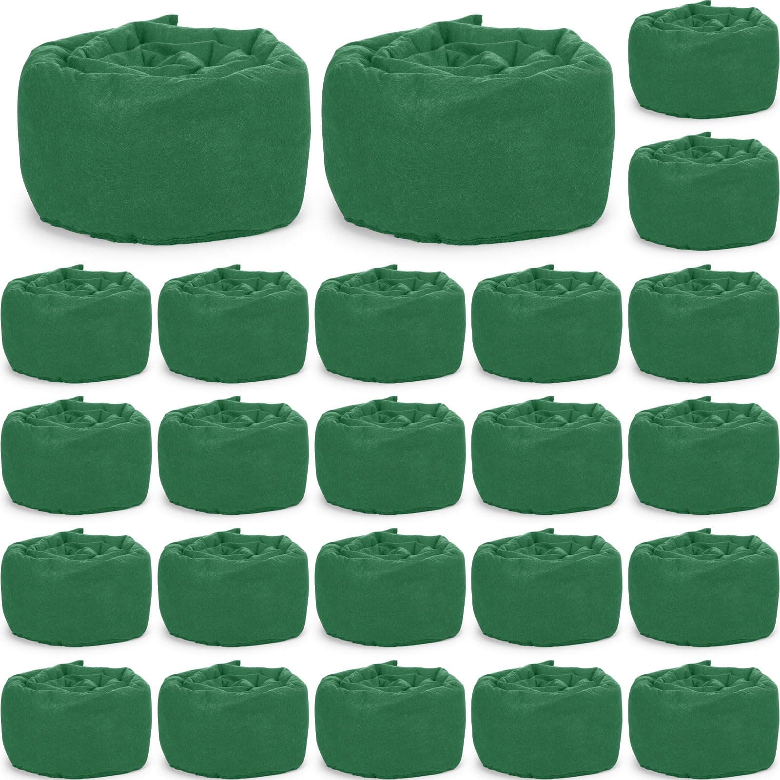 Sabary 24 Pcs Water Barrier 5 ft x 6.5 Inch Flood Barriers for Home Reusable Absorbent Flood Prevention Barriers Sandless Sandbags for Flooding for Home Door Garage Basement, Flood Prevention Barriers