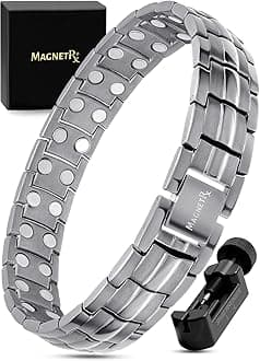MagnetRX Men's Ultra Strength Magnetic Bracelet (Classic)