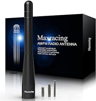 MAXRACING ショートアルミニウムアンテナ 2007-2017 Patriot対応