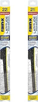 Rain-X 810236 Repellency Water Repellent Wiper Blades, 22" & 21" Windshield Wipers, All Weather Streak-Free for Enhanced Visibility w/ Water Repellency Formula