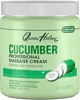 Cucumber Professional Massage Cream – Cooling Hydration That Refreshes, Softens & Revives Skin | 15 oz Jar
