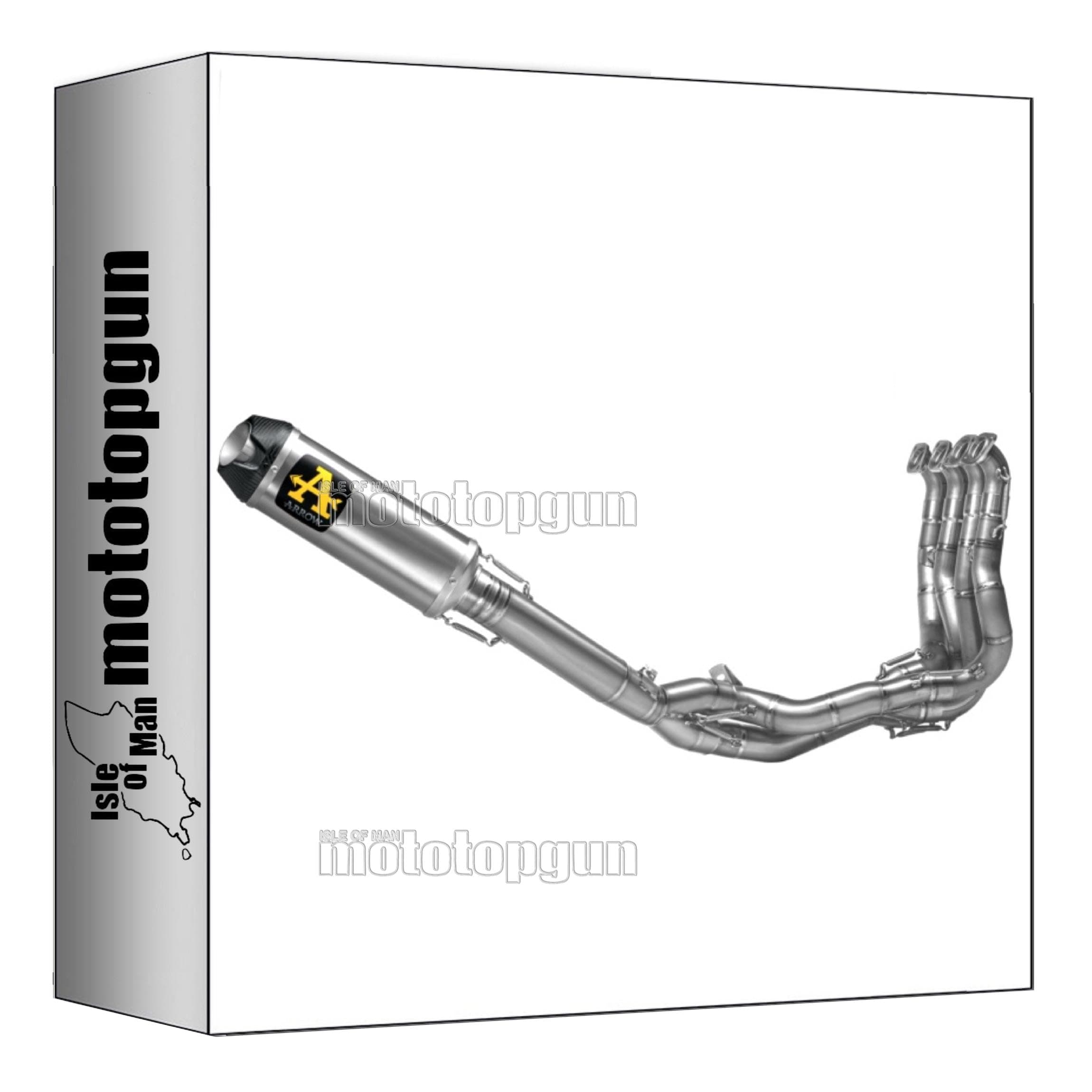 arrow full system exhaust + header-pipes competition sbk indy-race full titanium with carby end cap compatible with kawasaki zx-10r zx-10 r 2024 mototopgun