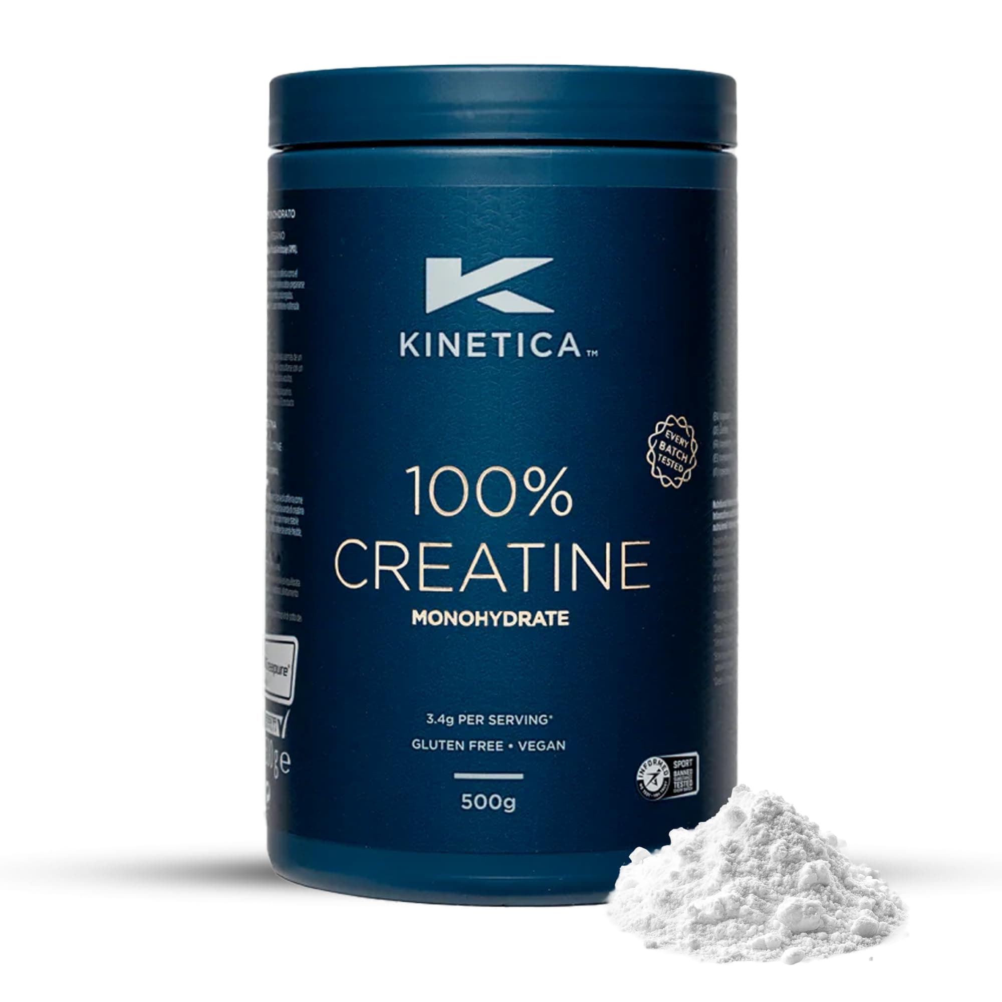 Kinetica 100 % Creatine, 147 Portionen, 500 g