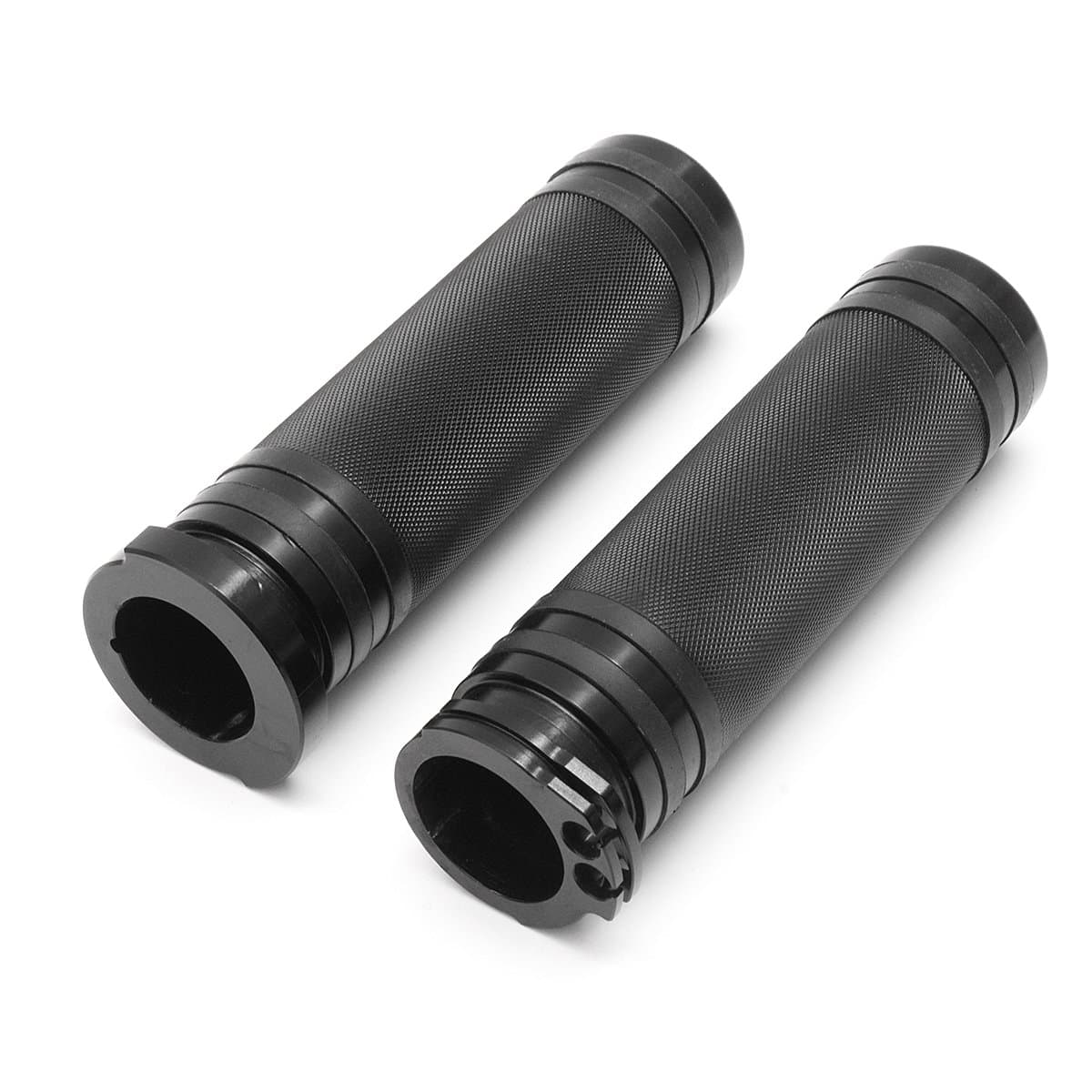 Pair 1inch 25mm Motorcycle Handlebar Hand Grips compatible with Harley Sportster Cruiser Bobber