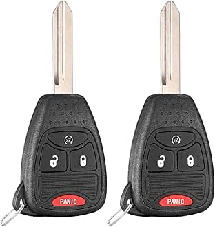 2 PCS Key Fob Replacement Fits for Jeep Wrangler 2009 2010 2011 2012 2013 2014 2015 2016 2017 2018 Compass Patriot 2010-2017 Car Keyless Entry Remote OHT692713A