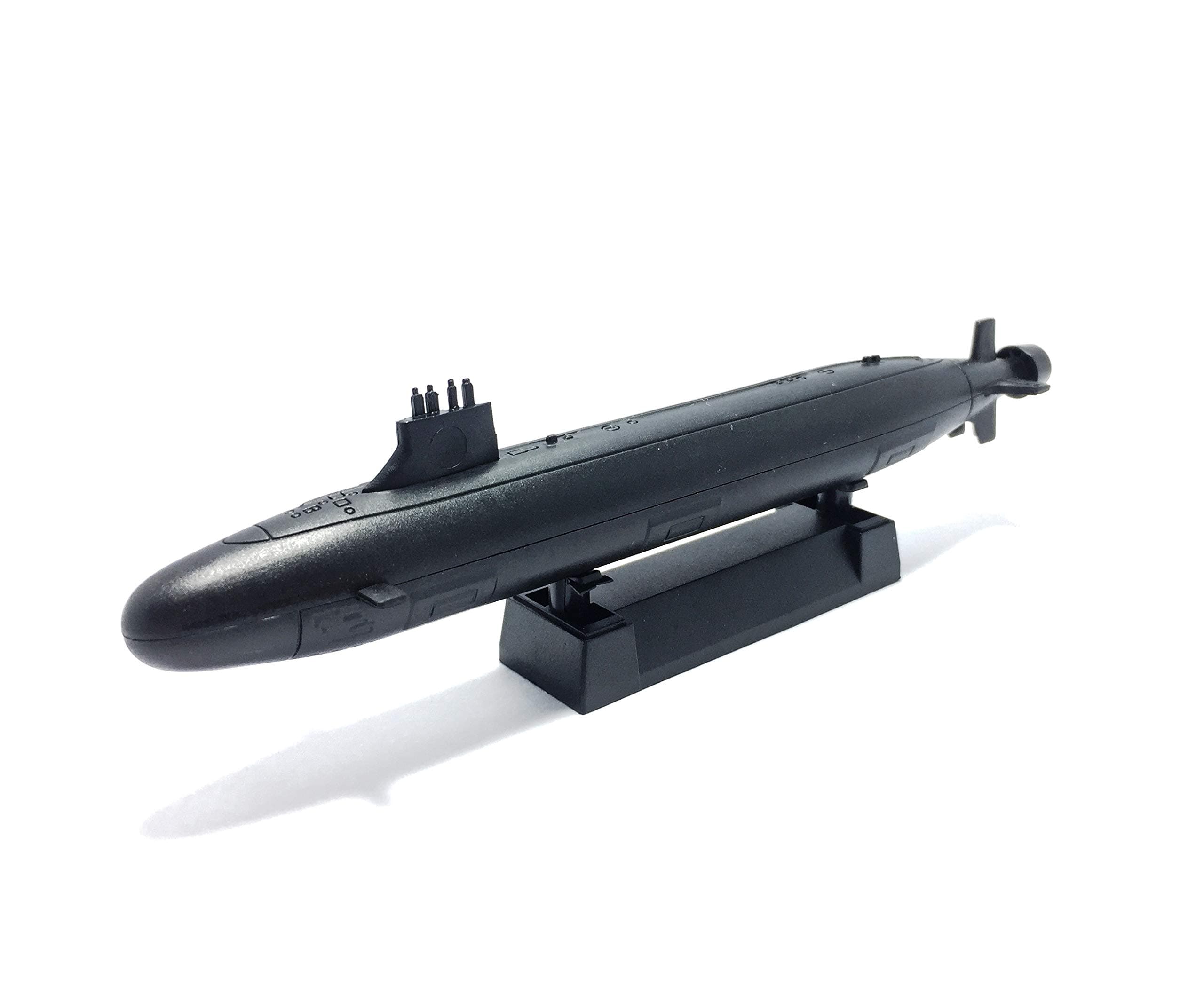 4D 1:700 Scale USS Virginia Class Submarine SSN-774 Battleship US Navy No.07 Series 1 Miniature Toy Figure Model Kit