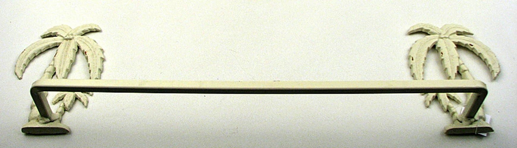 Quality Cast Iron Vintage Rustic Style Palm Trees Towel Bar Home Kitchen Bathroom Decor Indoor Shabby Chic Decoration