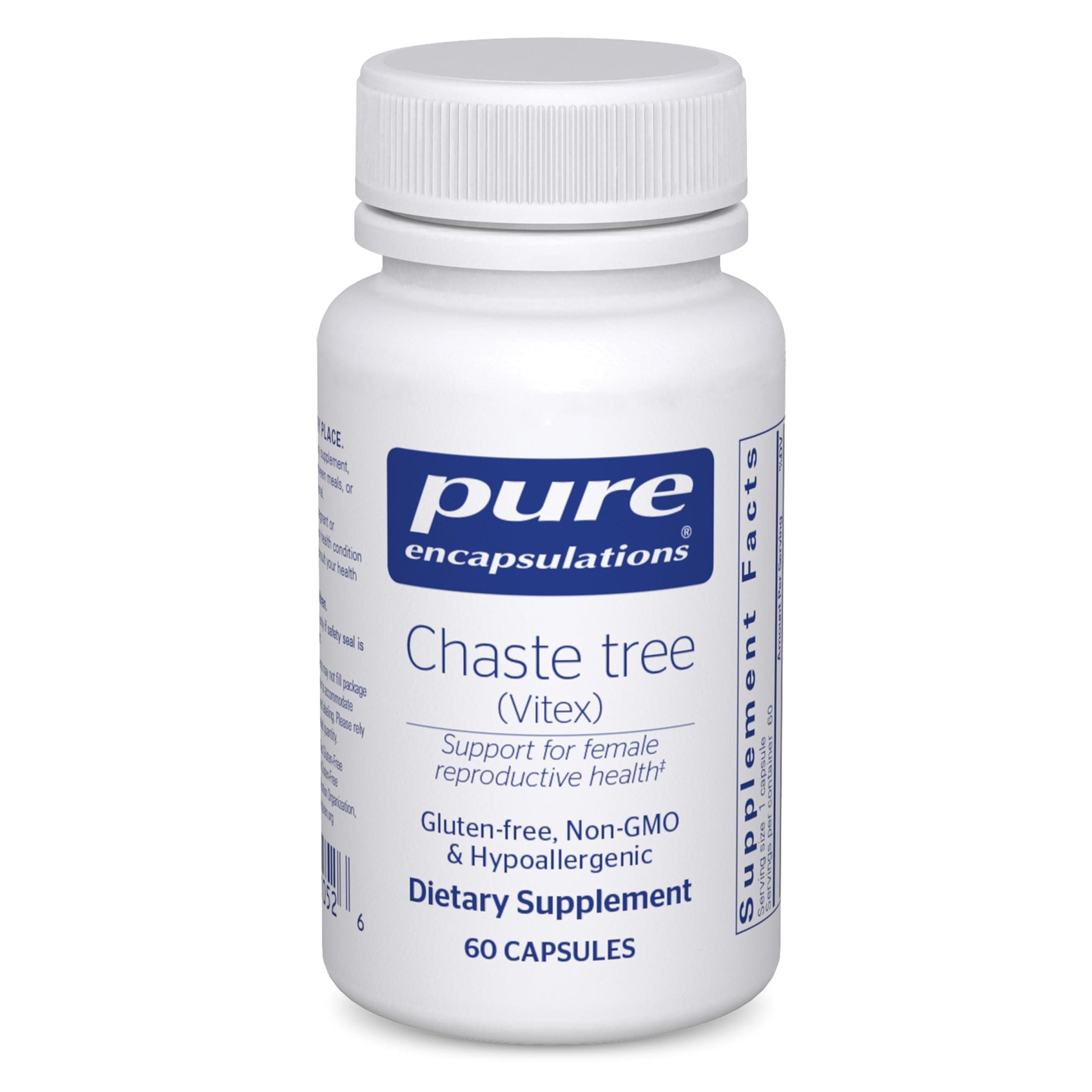 Chaste Tree (Vitex) - Supports Menstrual Cycle Regularity - for Breast Comfort* - Women's Supplement - Hormonal Balance Support - Non-GMO & Vegan - 60 Capsules