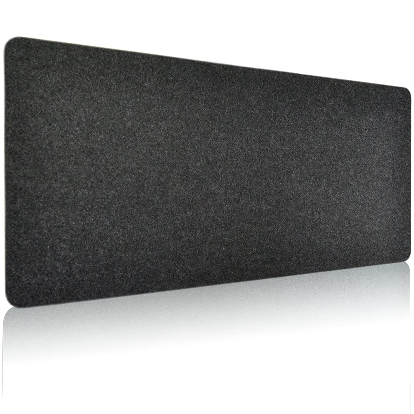 DAWNTREES Non-Slip Felt Desk Mat,36 x 15.8 Inches Large Desk Pad Protector,Office Computer Desk Mat for Full Keyboard and Mouse Pad