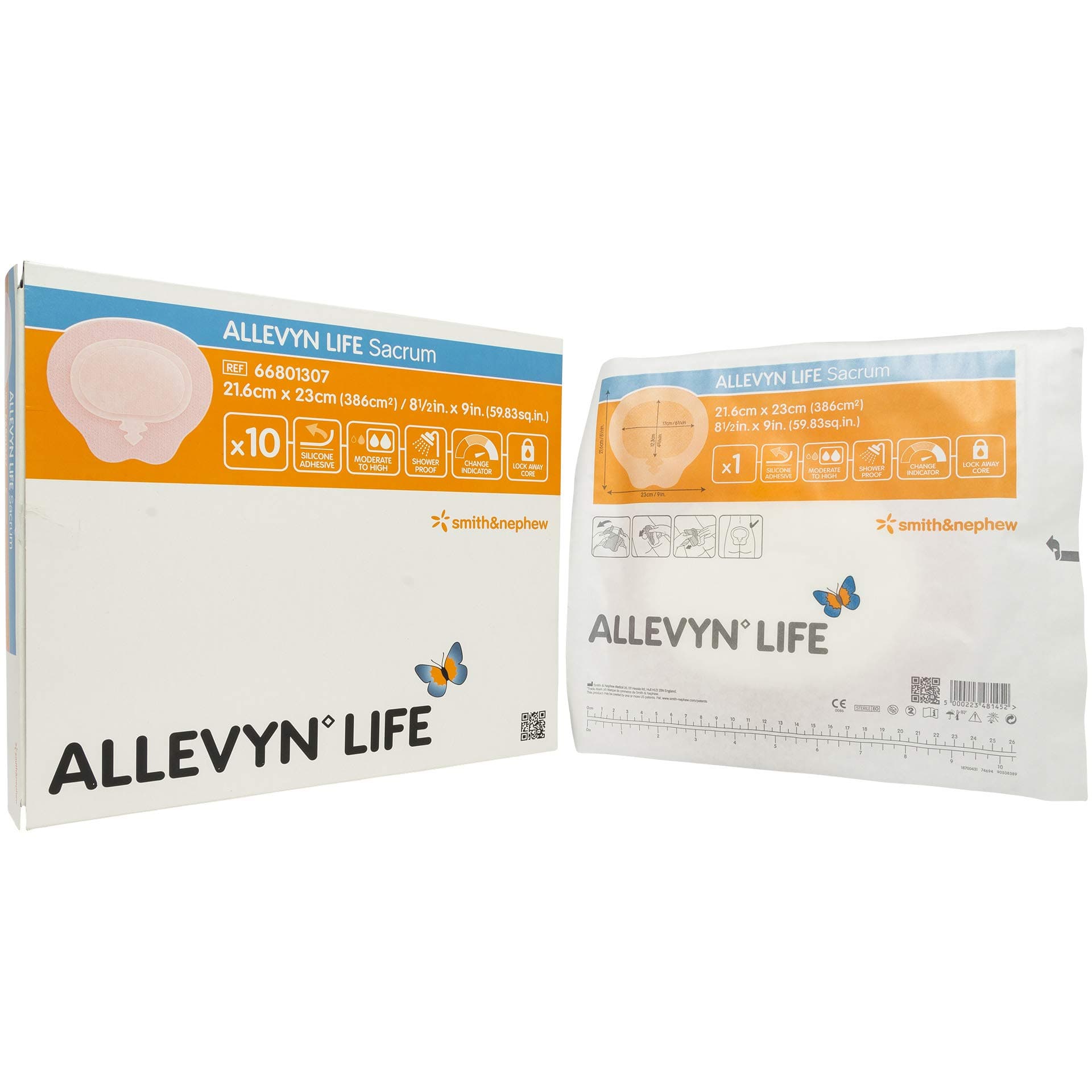 Foam Dressing Allevyn Life 8.5 X 9" Sacral Sterile (#66801307, Sold Per Box)