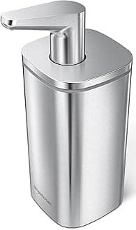 10 oz. Pulse Pump, Liquid Soap Dispenser, Drip Free Hand Soap Pump, Brushed Stainless Steel