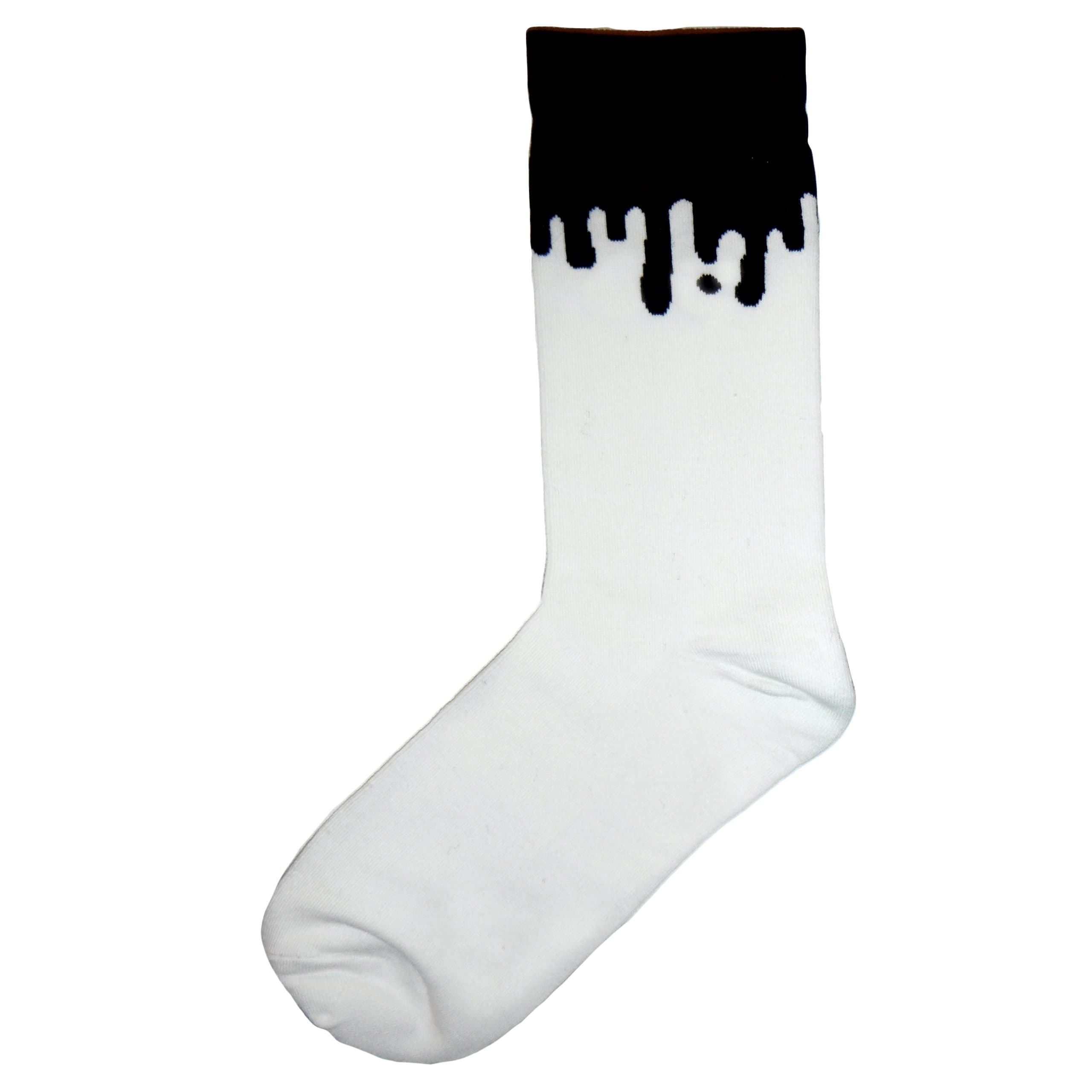 Parasox Women's Cute Korean Dripping Crew Socks