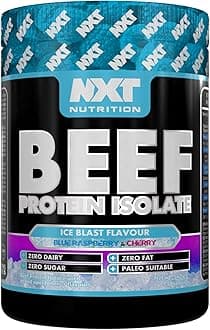 NXT Beef Protein Isolate 540g - High Protein Powder in Natural Amino Acids - Paleo, Keto Friendly - Dairy and Gluten Free | 540g (Ice Blast)