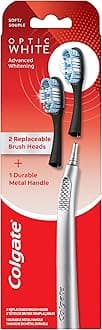 Replaceable Head Toothbrush Starter Kit, Optic White, 2 Brush Heads
