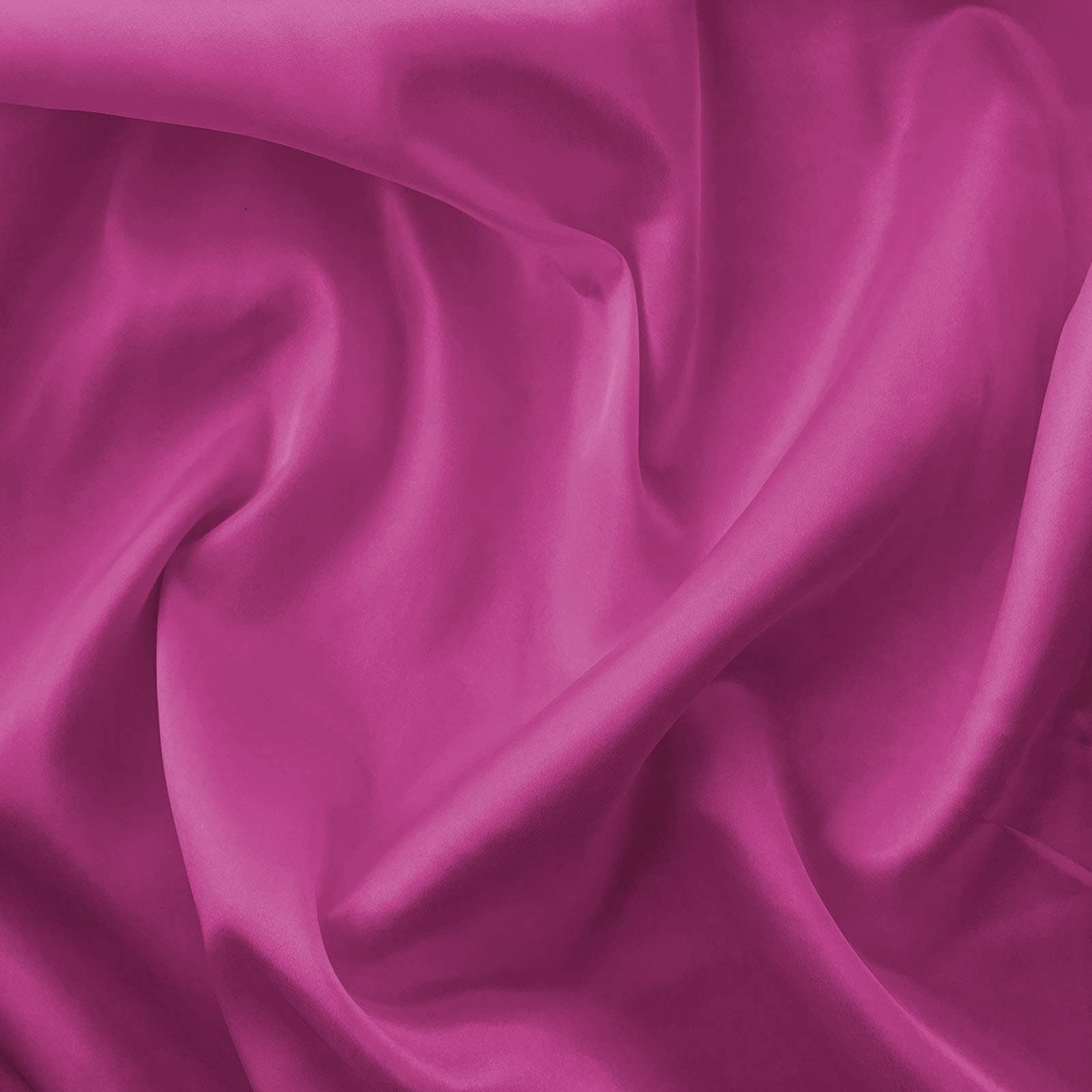Silky Satin Liquid Fabric Plain Luxury Dress Craft Decoration Drape Dancewear Material 60" – 150cm Wide | Sold Per Half Metre (Cerise Pink)