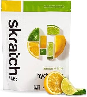 Skratch Labs | Sport Hydration Powder Drink Mix | 20 Servings | Electrolyte Powder Exercise, Endurance and Performance | Non-GMO, Vegan, Gluten Free (Lemon and Lime)