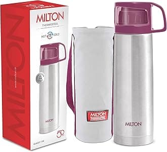 Glassy Vacuum Flasks - Pink,750ml