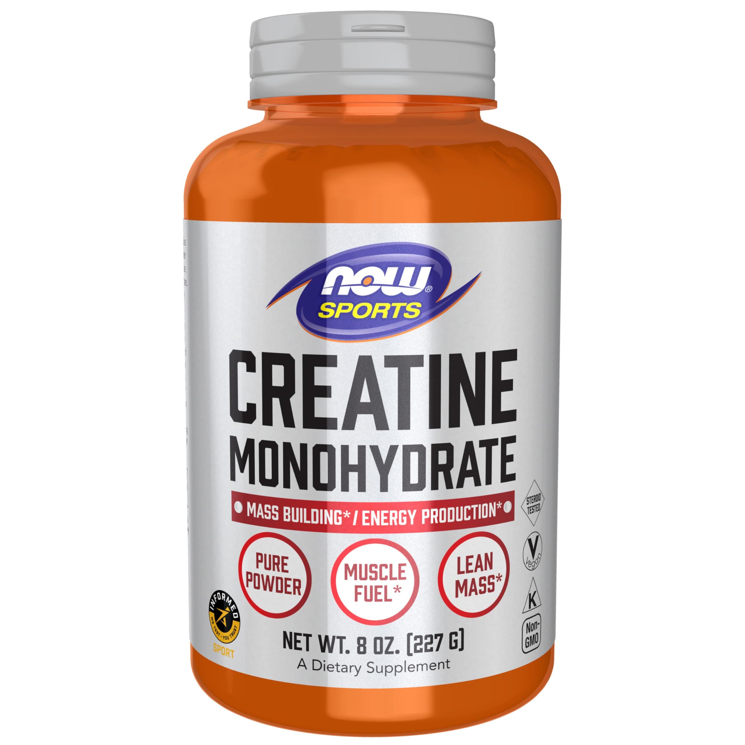 Now Foods 100% Pure Creatine Monohydrate Powder