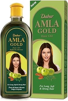 Amla Gold Hair Oil - 300ml | For Naturally Beautiful, Long, Soft & Strong Hair | Blend with Almond, Amla & Henna | For Root To Tip Nourishment