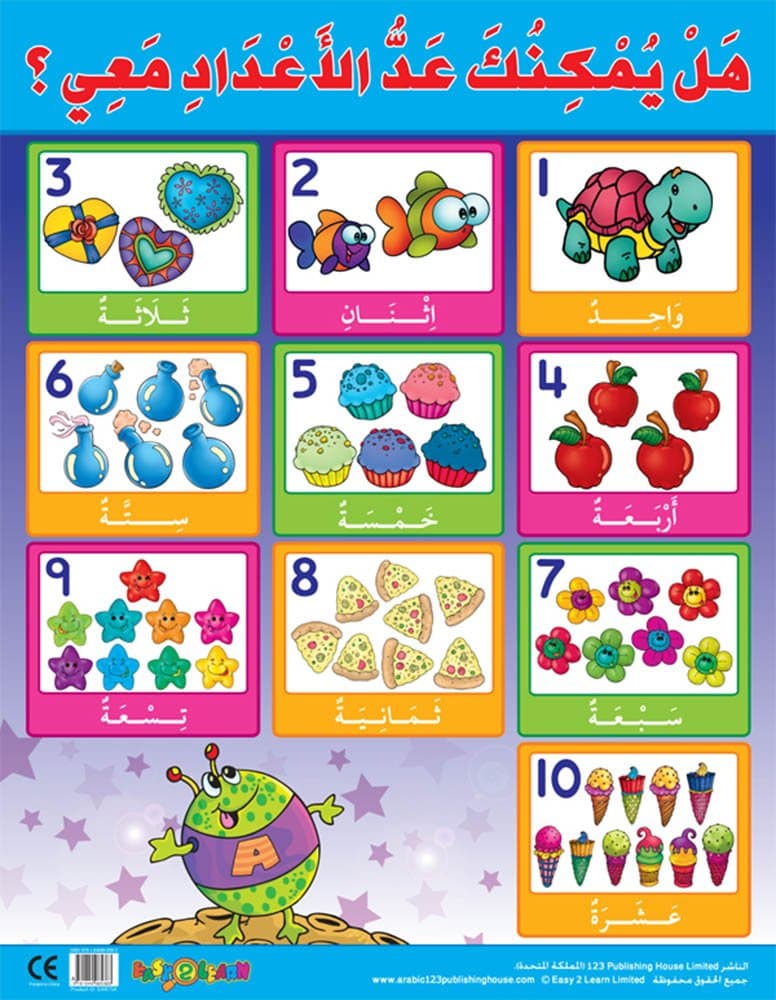 Can you count the numbers with me? هل يمكنك عد اÙ„أعداد Ù…عÙŠ