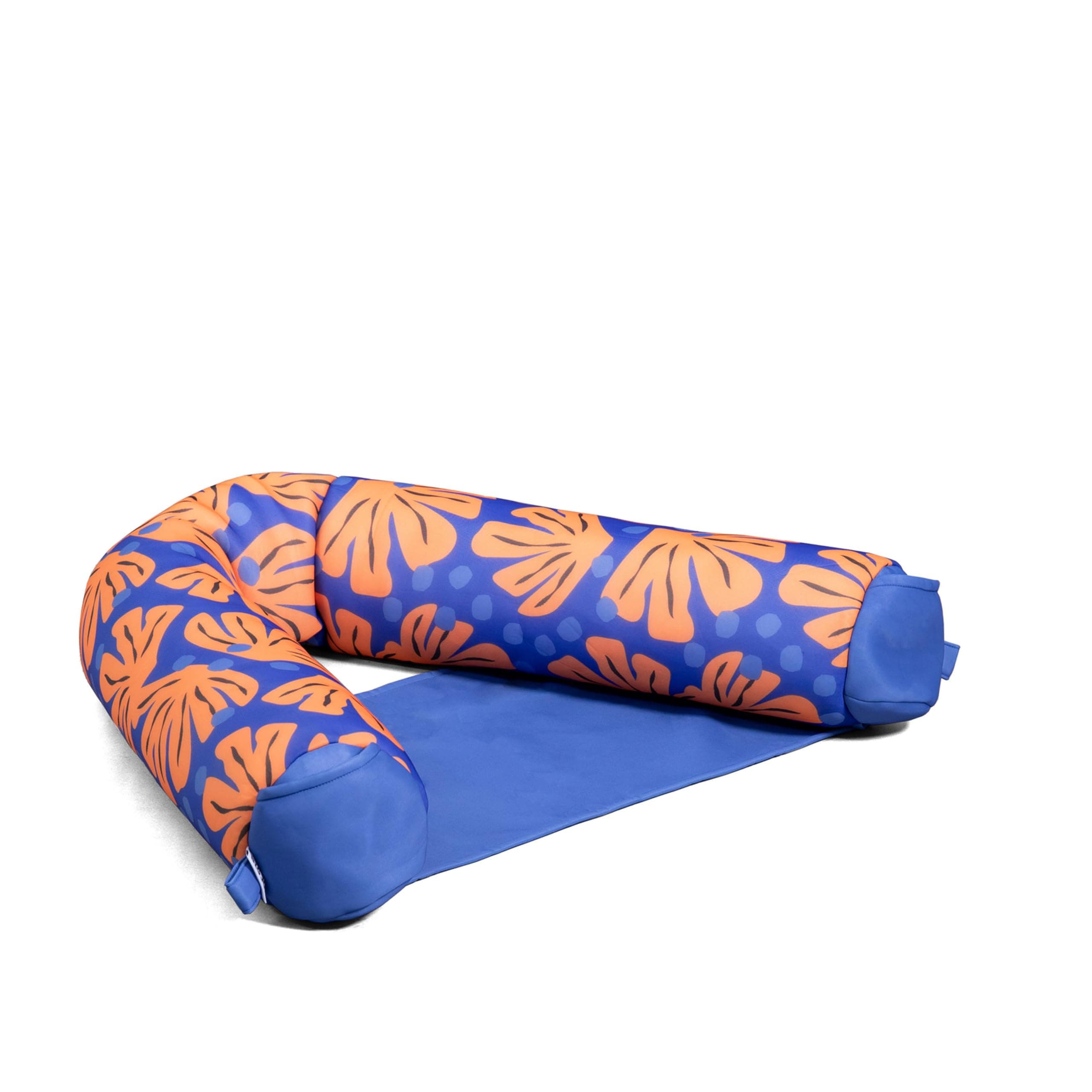 Big Joe Noodle Sling, No Inflation Needed, Pool Float with Armrests, Quick Draining Fabric, Cup Holder