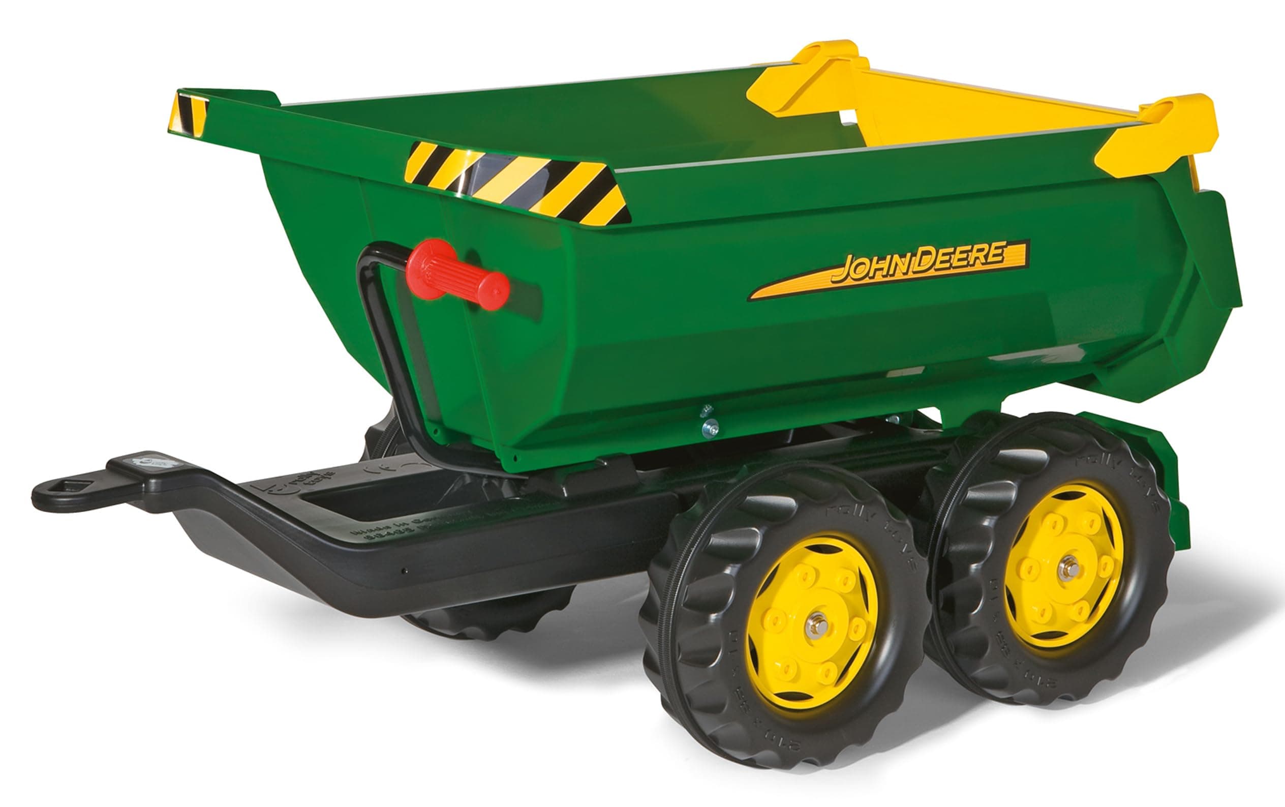 rollyHalfpipe John Deere Trailer | Giant Half-Pipe Trailer for Pedal Tractor | 122165,Green